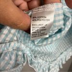 Miss Elaine gingham boxer pajama set blue & white women size medium new with tag Photo 4