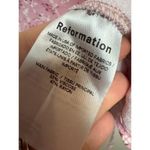 Reformation  Rosalie Pink Floral Mini Dress Sz. 2 Photo 8