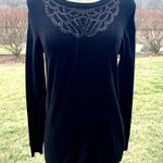 Vila Milano BLACK WOOL BLEND SWEATER Photo 3