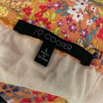 19 Cooper  Light Orange Pink Floral One Shoulder Side Cutout Dress Women’s Sz L Photo 3