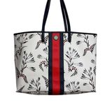 Tory Burch Floral Print Kerrington Tote Photo 1
