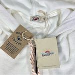 Faherty Reverse Beach Fleece Zip Hoodie White Medium NWT Photo 5
