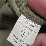 Miss Me  Olive Green Military Utility Jacket Womens Size L Cotton Blend Y2K Photo 6