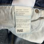 Paige  Jimmy Jimmy Cuffed Blue Denim Distressed Jean Shorts Size 28 Photo 10
