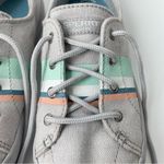 Sperry Crest Vibe Buoy Stripe Sneakers Grey Blue 7.5M Photo 5