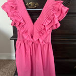 Pink ruffle dress Photo 0