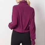 Sweaty Betty  Melody Luxe Fleece Pullover Sweatshirt in Amaranth Pink Photo 5