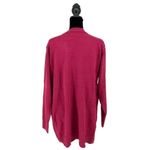 Listicle  Womens Knit Open Front Long Sleeve Tunic Cardigan Magenta Medium‎ NWT Photo 4