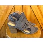 Sonoma Vitalize Ortholite Vivian Heeled Bootie Sandals- Sz 9 Dusty Blue Photo 2