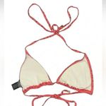 Ann Taylor Red Anchor Nautical Coastal String Bikini Top Size S Small Photo 1