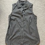 Lands'End  Collared Gingham Tank Top Photo 0