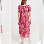 Sundry Nwot red  Floral Puff Sleeve Dress classic cotton spring formal boho $198 Photo 2
