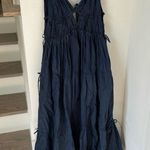 Jonathan Simkhai April Parachute Maxi Dress in Navy Blue Size XS Photo 3