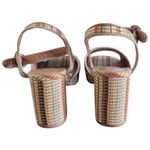 Urban Outfitters Raffia Block Heel Sandals Size US 10 Photo 6