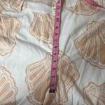 SABO Bahari Pants Coastal Resort Shell Print Wide Leg Linen Women XXL Australia White Photo 5