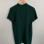 ZARA Emerald Green Choker Neck Dress Photo 7