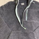 PINK - Victoria's Secret  Sherpa teddy half zip Gray can Photo 4