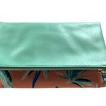 Rachel Pally Reversible Floral Clutch Pink/Green Boho Coastal Vacation Tropical Photo 1