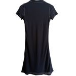 7 For All Mankind Y2K Vintage | | Navy Blue Pique Short Sleeve Polo Dress Small Photo 1