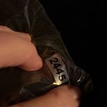 Vintage Black velvet J.R.Nites size 6 long sleeve dress. Black Photo 4