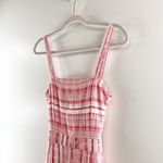 Lulus Sleeveless Coastal Living Red Striped Tie Back Wide Leg Jumpsuit Pink XS Photo 10