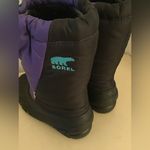 Sorel  women canvas waterproof insulated winter boots Size 6 Youth 4 Photo 3