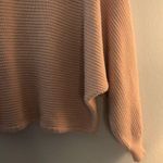 Eloquii Sweater Pink Cropped Dolman Sleeve Ribbed Sweater Sz 18/20 (2X) EUC Photo 5