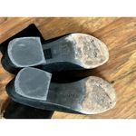 Free People Cecile Suede Block Heel Boot Size 38 8 Black LEATHER FESTIVAL BOHO Photo 3