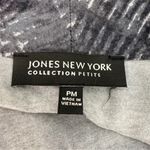 Jones New York 2 Piece Gray Patterned Wrap Tank Top & Open Cardigan Size PM Photo 5