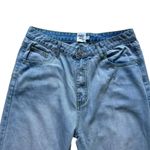 Princess Polly Princess Poly Xx Blue Denim cotton High waisted Zip & button fastening Raw Hem Photo 1