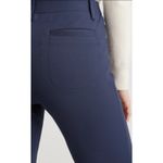 Quince  Ultra-Stretch Ponte Straight Leg 4-Pocket Pants in Navy Size Large Photo 2