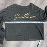 Thread & Supply That Cozy Life “Southern” Charcoal Gray Long Sleeve Swea… Size XS Photo 8