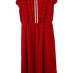 Maison Jules New! NWT  V-neck Printed Flutter Dress Medium Photo 0