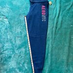Aeropostale  women’s Fleece Blue Joggers Photo 3