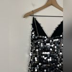 H:ours Revolve  Silver Disco Ball Bella Cocktail Midi Dress Sz XS Photo 2