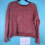 Aerie Women's  Rust Chenille Crew Neck Sweater M Photo 0