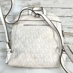 Michael Kors Dallas Medium Slim BACKPACK MK Signature Soft Sky White Authentic Photo 6