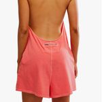 Free People Hot Shot Romper in Hibiscus sz medium NWT Pink Photo 1