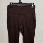 Mondetta  brown stretch‎ leggings pants sz small Photo 5