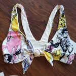 Stella McCartney NWT  White Horse Fantasy Paint Chic Artsy Unlined Bikini Swimset Photo 1
