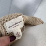 Banana Republic Cream Wool Alpaca Blend Chunky Cable Knit Cardigan Sweater M Photo 5