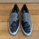 Karl Lagerfeld Paris CARLYN Plaid Slip On Sneaker Lace embroidered casual Sz 8 Photo 7