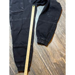 ALLSAINTS Mila Jean Cargo Pants Black Denim Jogger Womens Size 6 Millitary Chore Photo 8