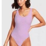 ANDIE  Swimsuit IBIZA Size Large Light Purple One Piece Smooth Bathingsuit NEW Photo 1