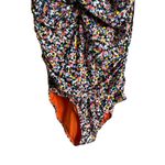 Anne cole Twist Front Shirred Confetti Multicolor One Piece Swimsuit Plus 18W Photo 5