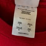 Adidas Vintage Baseball T Shirt Crossed Bat Ball Field Game Logo Red Large L Photo 12