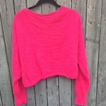 Free People  Pink V-Neck Sweater 100% Cashmere Photo 5
