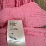 Free People Sachet Pink Fleur Cotton Gauze Tie Strap Tunic Mini Dress Small Photo 6