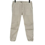 Nili‎ Lotan Cropped Military Pant in Eggshell White Size 8 Photo 4