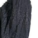 H&M Sweetheart Neckline Puff Sleeve Top Size 10 Dark Romantic Smocked Victorian Photo 3